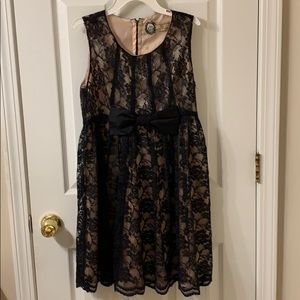 Black Flower Dress